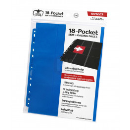 Ultimate Guard 18-Pocket Pages Side-Loading Blue (10)